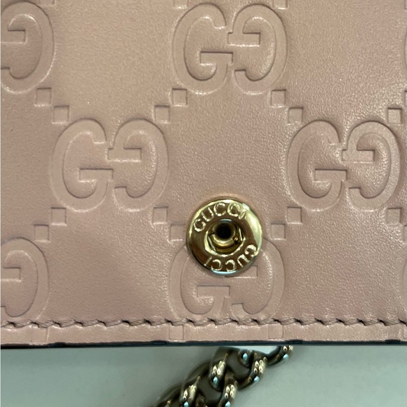 GUCCI - Guccissima Signature Bow WOC/Small Crossbody In Excellent Condition - Picture 13 of 16